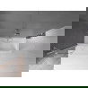 Mexen Velar Duschabtrennung 2-flügelig Schiebesystem 110 x 150 cm, transparent, Chrom - 896-110-000-01-01