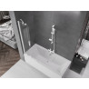 Mexen Velar 2-panel sliding bathtub screen 70 x 150 cm, transparent, white - 896-070-000-01-20