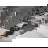 Mexen Velar badwand 2-delige schuifdeur 80 x 150 cm, transparant, wit - 896-080-000-01-20