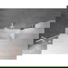 Mexen Velar, 2-flügelige Duschwand, verschiebbar, 85 x 150 cm, transparent, weiß - 896-085-000-01-20