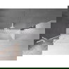 Mexen Velar 2-flügelige, verschiebbare Badewannenabtrennung 100 x 150 cm, transparent, weiß - 896-100-000-01-20