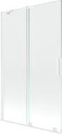 Mexen Velar 2-panel sliding bathtub screen 110 x 150 cm, transparent, white - 896-110-000-01-20