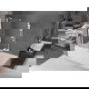 Mexen Velar Duschwand für die Badewanne, 2-flügelig, verschiebbar 130 x 150 cm, transparent, weiß - 896-130-000-01-20