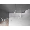 Mexen Velar 2-Panel Sliding Bathtub Screen 130 x 150 cm, Transparent, White - 896-130-000-01-20
