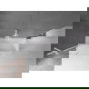 Mexen Velar Duschwand für die Badewanne, 2-flügelig, verschiebbar 130 x 150 cm, transparent, weiß - 896-130-000-01-20