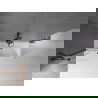 Mexen Velar 2-flügelige verschiebbare Duschwand 75 x 150 cm, transparent, schwarz - 896-075-000-01-70