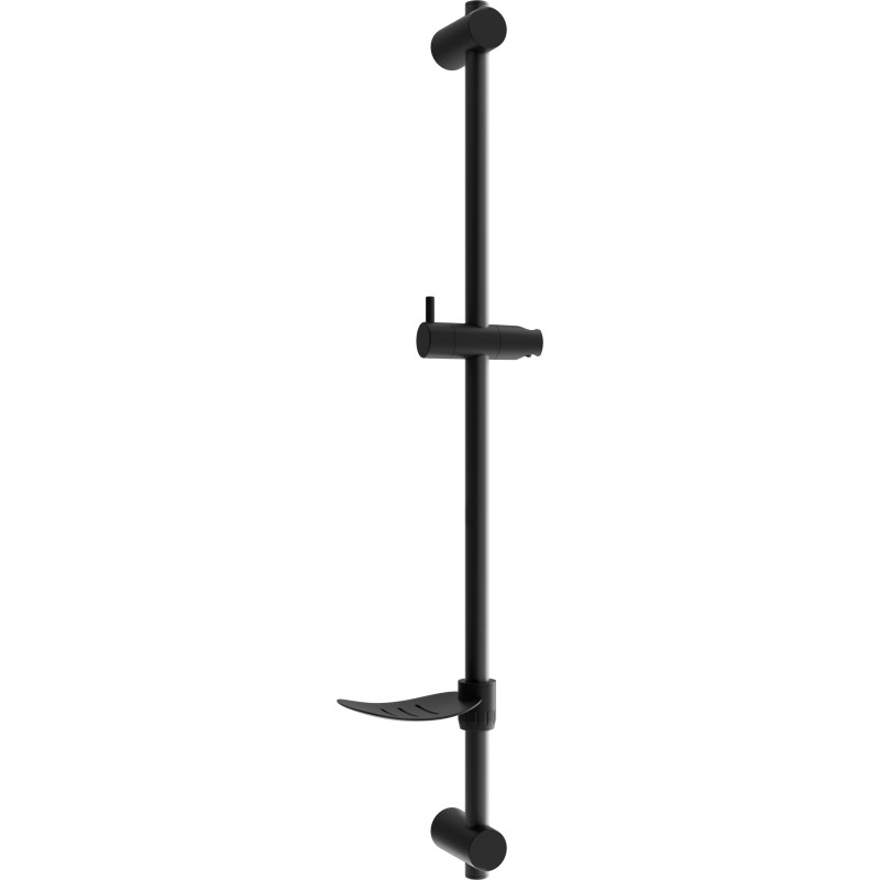 Mexen DF tuš štap s posudom za sapun 80 cm, crni - 79382-70