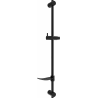 Mexen DF shower rail with soap dish 80 cm, black - 79382-70