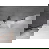 Mexen Velar Duschabtrennung 2-flügelig, verschiebbar 100 x 150 cm, transparent, schwarz - 896-100-000-01-70
