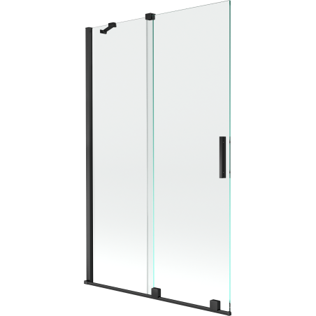 Mexen Velar 2-panel sliding shower screen 110 x 150 cm, transparent, black - 896-110-000-01-70