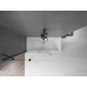 Mexen Velar 2-Panel Sliding Bathtub Screen 120 x 150 cm, Transparent, Black - 896-120-000-01-70