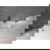Mexen Velar Duschabtrennung 2-flügelig verschiebbar 130 x 150 cm, transparent, schwarz - 896-130-000-01-70