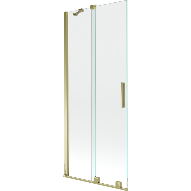 Mexen Velar 2-panel sliding bathtub screen 85 x 150 cm, transparent, gold - 896-085-000-01-50