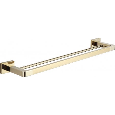 Mexen Asis perchero doble para toallas, dorado - 7017625-50