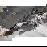 Mexen Velar badwand 2-delige schuifwand 80 x 150 cm, transparant, geborsteld goud - 896-080-000-01-55