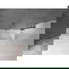 Mexen Velar badscherm 2-delig schuifbaar 85 x 150 cm, transparant, goud geborsteld - 896-085-000-01-55