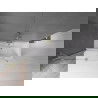 Mexen Velar Duschabtrennung 2-flügelig verschiebbar 140 x 150 cm, transparent, gold gebürstet - 896-140-000-01-55