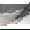 Mexen Velar Badewannenwand 2-flügelig verschiebbar 85 x 150 cm, transparent, Roségold - 896-085-000-01-60