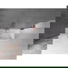Mexen Velar badscherm 2-delig schuifbaar 70 x 150 cm, transparant, geborsteld koper - 896-070-000-01-65