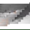 Mexen Velar 2-delig verschuifbaar badscherm 80 x 150 cm, transparant, geborsteld koper - 896-080-000-01-65