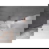 Mexen Velar Duschabtrennung 2-flügelig schiebbar 130 x 150 cm, transparent, gebürstetes Kupfer - 896-130-000-01-65