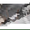 Mexen Velar Duschabtrennung 2-flügelig, verschiebbar 140 x 150 cm, transparent, gebürstetes Kupfer - 896-140-000-01-65