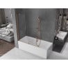 Mexen Velar 2-panel sliding bath screen 140 x 150 cm, transparent, brushed copper - 896-140-000-01-65
