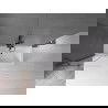 Mexen Velar Duschabtrennung ausziehbar, 2-teilig, 85 x 150 cm, transparent, gebürstetes Gun Gray - 896-085-000-01-66