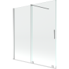 Panneau de baignoire coulissant 2 volets Mexen Velar 150 x 150 cm, transparent, chromé - 896-150-000-01-01
