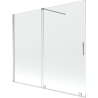 Mexen Velar biombo de bañera de 2 alas corredizas 180 x 150 cm, transparente, cromo - 896-180-000-01-01