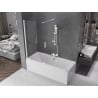 Mexen Velar 2-panel sliding bathtub screen 170 x 150 cm, transparent, white - 896-170-000-01-20