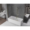 Mexen Velar 2-panel sliding bathtub screen 150 x 150 cm, transparent, gold - 896-150-000-01-50