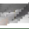 Mexen Velar Badewannenfaltwand 2-flügelig verschiebbar 180 x 150 cm, transparent, gold - 896-180-000-01-50