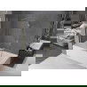 Mexen Velar Duschwand 2-flügelig verschiebbar 150 x 150 cm, transparent, gold gebürstet - 896-150-000-01-55