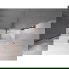 Mexen Velar Badewannenabtrennung 2-flügelig verschiebbar 180 x 150 cm, transparent, Roségold - 896-180-000-01-60