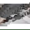 Mexen Velar badwand 2-delig schuifbaar 150 x 150 cm, transparant, zwart - 896-150-000-01-70