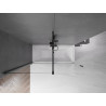 Mexen Velar parawan nawannowy 2-skrzydłowy rozsuwany 180 x 150 cm, transparent, czarny - 896-180-000-01-70