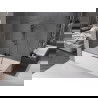 Mexen Velar Duschwand für die Badewanne, 2-flügelig, verschiebbar, 170 x 160 cm, transparent, gebürstetes Gun Gray - 896-170-00?