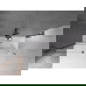 Mexen Velar Duschwand für die Badewanne, 2-flügelig, verschiebbar, 170 x 160 cm, transparent, gebürstetes Gun Gray - 896-170-00?