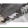 Mexen Velar Badewannenabtrennung 2-flügelig verschiebbar 150 x 150 cm, transparent, gebürstetes Kupfer - 896-150-000-01-65