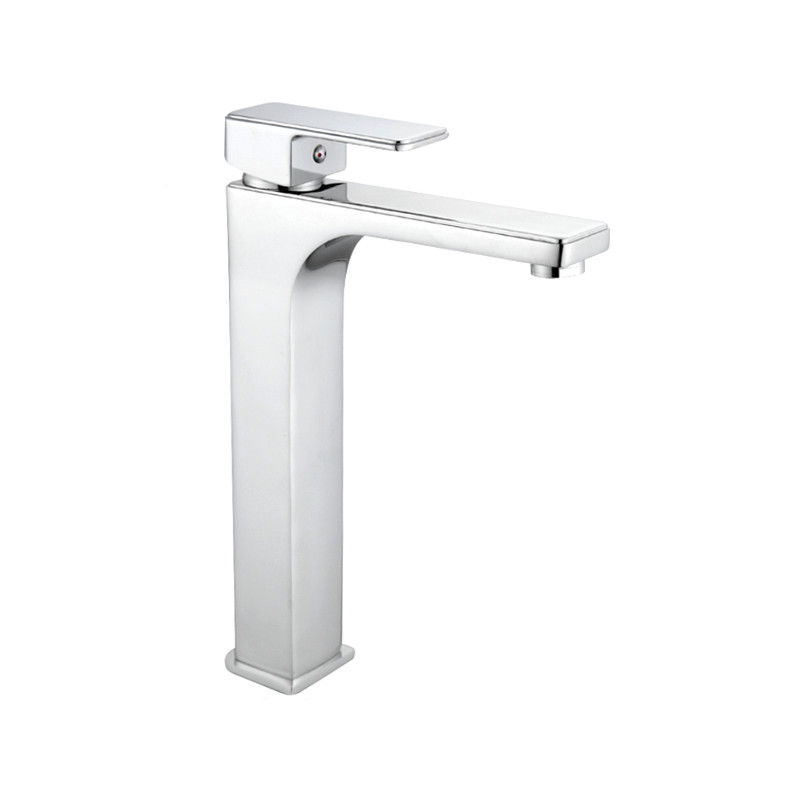 Mexen Cetus grifo alto para lavabo, cromo - 744310-00