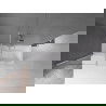 Mexen Velar Badewannenfaltwand, 2-flügelig, 150 x 150 cm, transparent, Chrom - 896-150-000-01-01