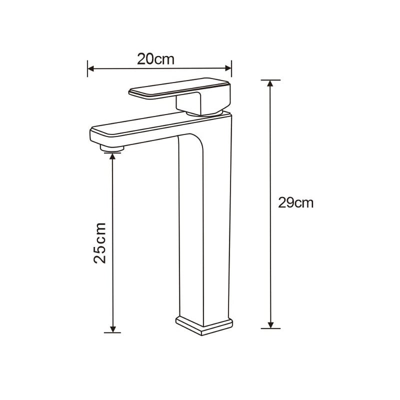 Mexen Cetus high basin tap, gold - 744310-50