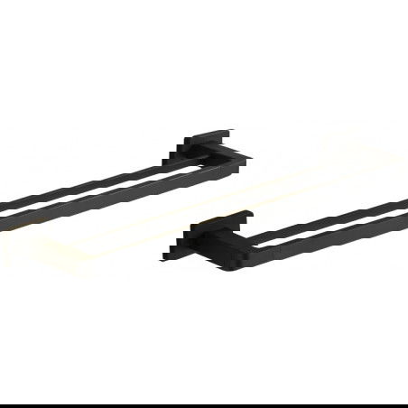 Mexen Asis kaksoispyyheteline, musta - 7017625-70