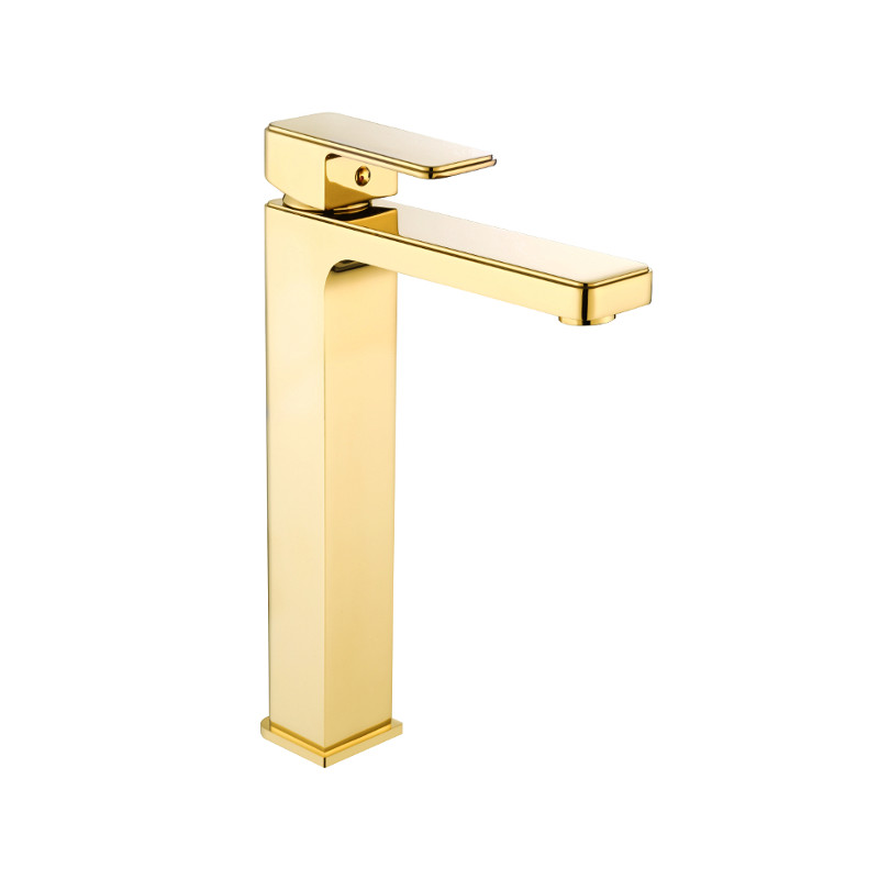 Mexen Cetus grifo alto de lavabo dorado - 744310-50