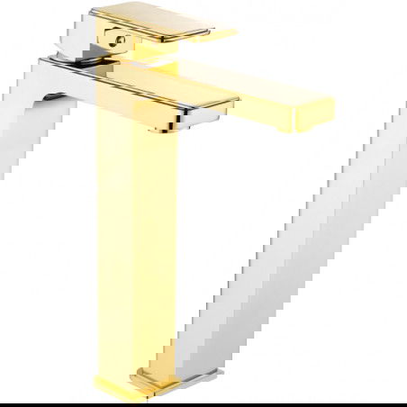 Mexen Cetus grifo de lavabo alto, dorado - 744310-50