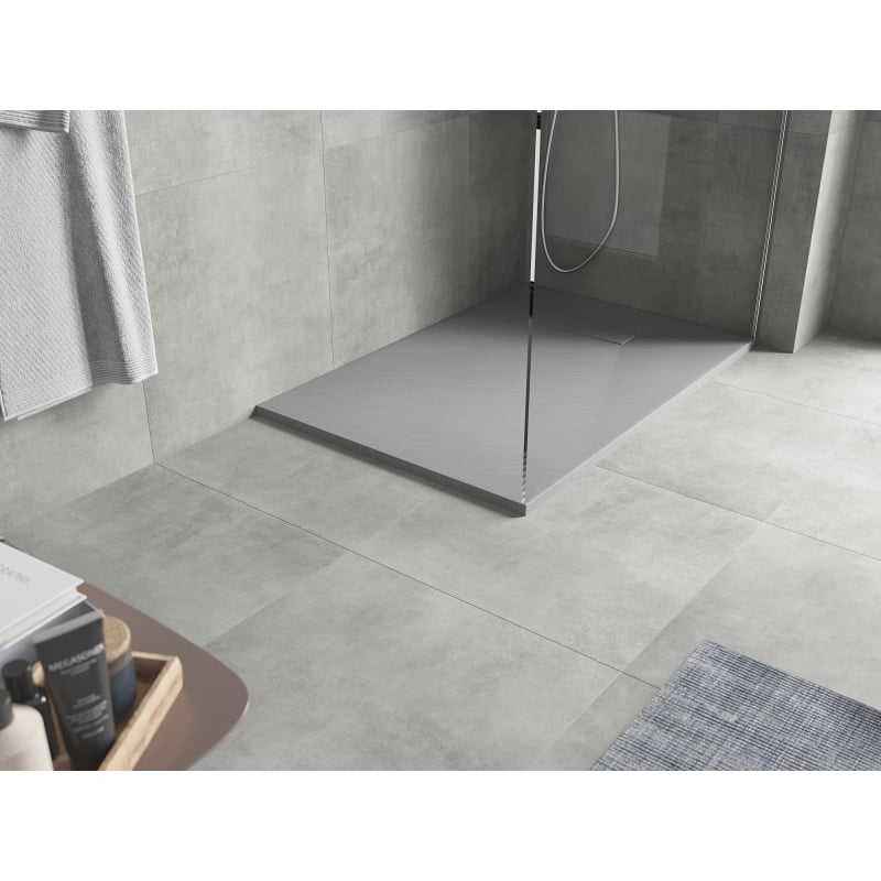Mexen Hugo rechteckige SMC Duschwanne 130 x 80 cm, grau - 42618013