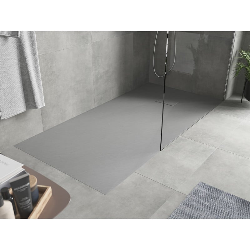 Mexen Hugo rectangular shower tray SMC 170 x 80 cm, grey - 42618017