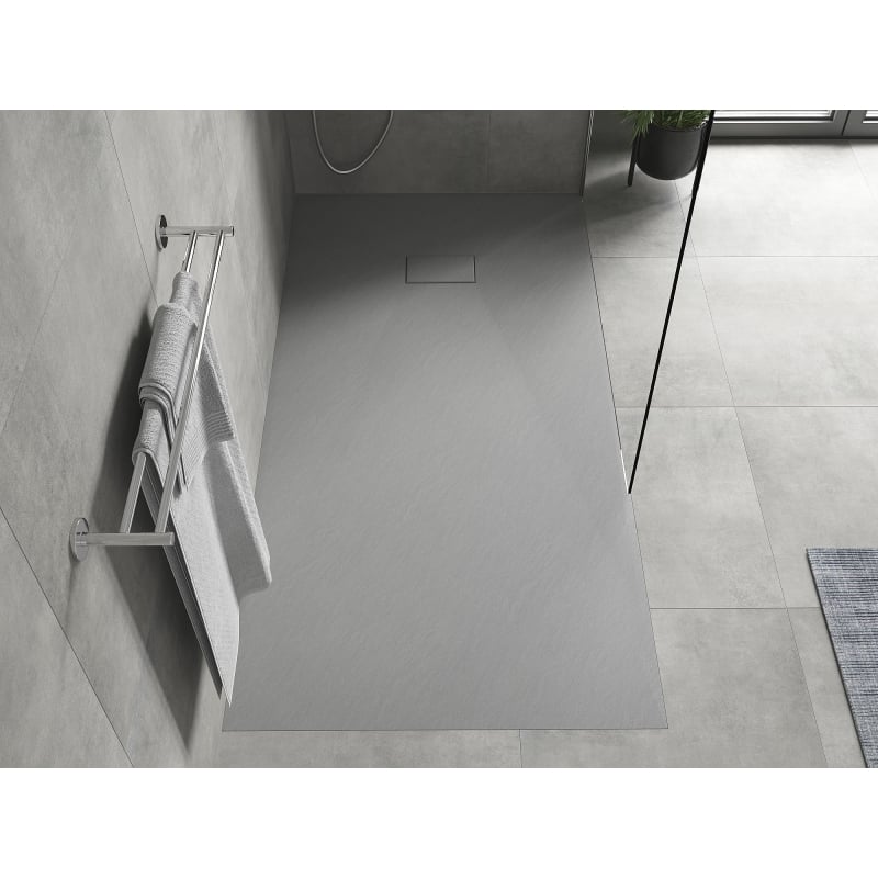 Mexen Hugo Rechteckige SMC-Duschwanne 170 x 90 cm, grau - 42619017