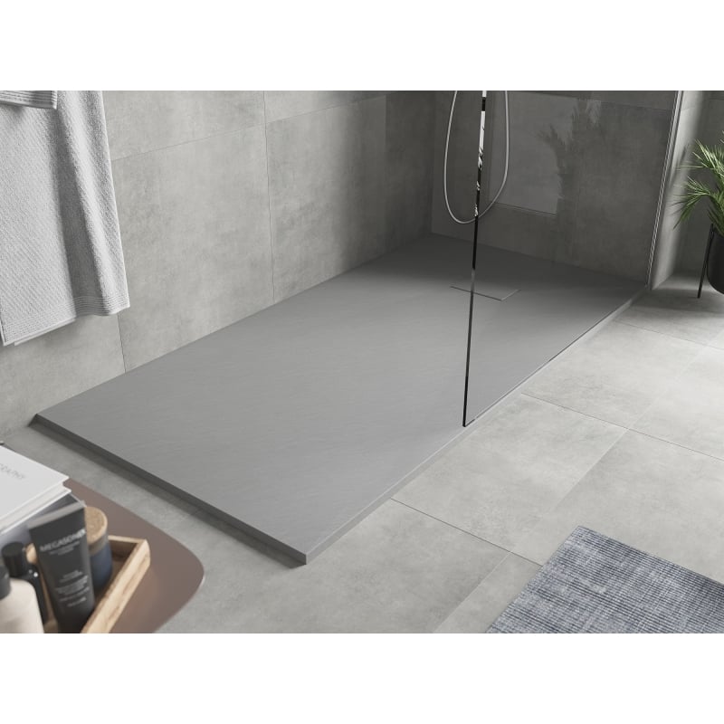 Mexen Hugo Rechteckige SMC-Duschwanne 170 x 90 cm, grau - 42619017